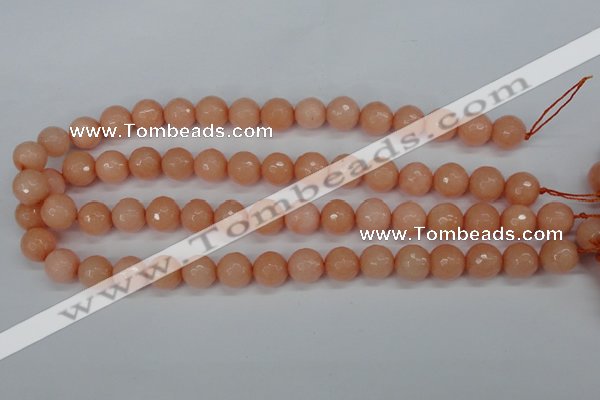 CCN1814 15 inches 12mm faceted round candy jade beads wholesale