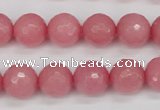 CCN1834 15 inches 12mm faceted round candy jade beads wholesale