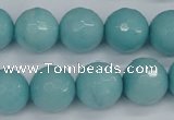 CCN1865 15 inches 14mm faceted round candy jade beads wholesale