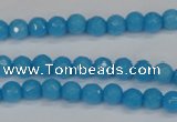 CCN1870 15 inches 4mm faceted round candy jade beads wholesale