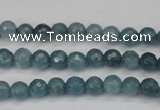 CCN1910 15 inches 4mm faceted round candy jade beads wholesale