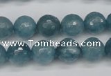 CCN1914 15 inches 12mm faceted round candy jade beads wholesale