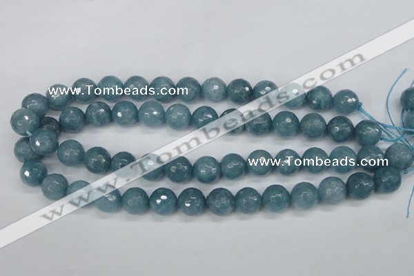 CCN1915 15 inches 14mm faceted round candy jade beads wholesale