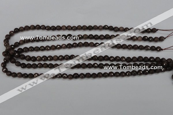 CCN1931 15 inches 6mm faceted round candy jade beads wholesale