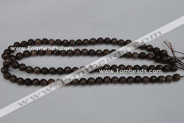 CCN1932 15 inches 8mm faceted round candy jade beads wholesale