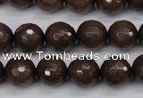 CCN1933 15 inches 10mm faceted round candy jade beads wholesale