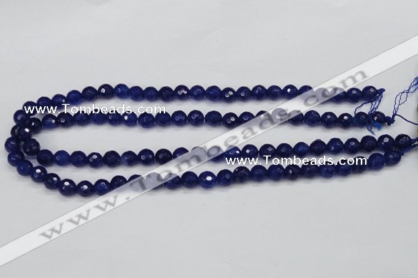 CCN1962 15 inches 8mm faceted round candy jade beads wholesale