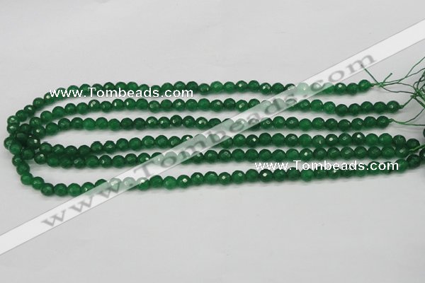 CCN1972 15 inches 8mm faceted round candy jade beads wholesale