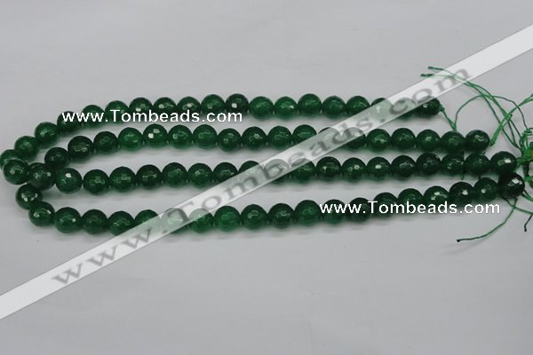 CCN1974 15 inches 12mm faceted round candy jade beads wholesale