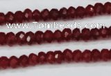 CCN1989 15 inches 4*6mm faceted rondelle candy jade beads wholesale