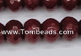 CCN1994 15 inches 12*16mm faceted rondelle candy jade beads wholesale