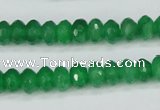 CCN1997 15 inches 5*8mm faceted rondelle candy jade beads wholesale