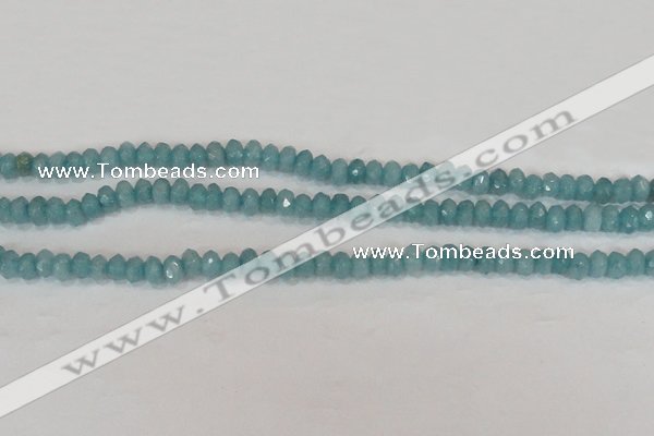 CCN2000 15 inches 3*5mm faceted rondelle candy jade beads wholesale