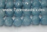 CCN2017 15 inches 8mm faceted round candy jade beads wholesale