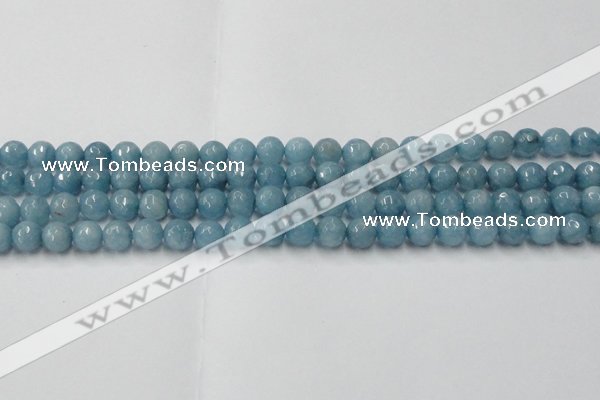 CCN2017 15 inches 8mm faceted round candy jade beads wholesale