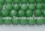 CCN2030 15 inches 6mm faceted round candy jade beads wholesale