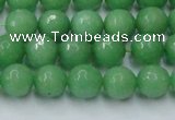 CCN2031 15 inches 8mm faceted round candy jade beads wholesale