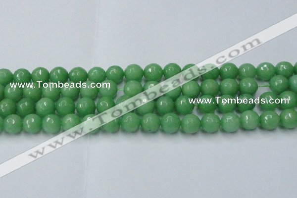 CCN2034 15 inches 14mm faceted round candy jade beads wholesale