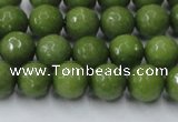 CCN2038 15 inches 8mm faceted round candy jade beads wholesale