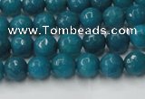 CCN2043 15 inches 4mm faceted round candy jade beads wholesale