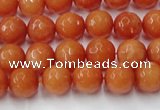 CCN2051 15 inches 6mm faceted round candy jade beads wholesale