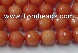 CCN2052 15 inches 8mm faceted round candy jade beads wholesale