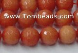 CCN2054 15 inches 12mm faceted round candy jade beads wholesale