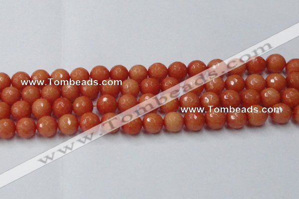 CCN2055 15 inches 14mm faceted round candy jade beads wholesale