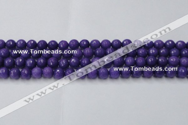 CCN2061 15 inches 12mm faceted round candy jade beads wholesale