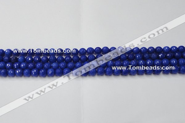 CCN2064 15 inches 4mm faceted round candy jade beads wholesale