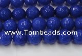 CCN2065 15 inches 6mm faceted round candy jade beads wholesale