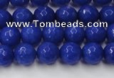 CCN2066 15 inches 8mm faceted round candy jade beads wholesale