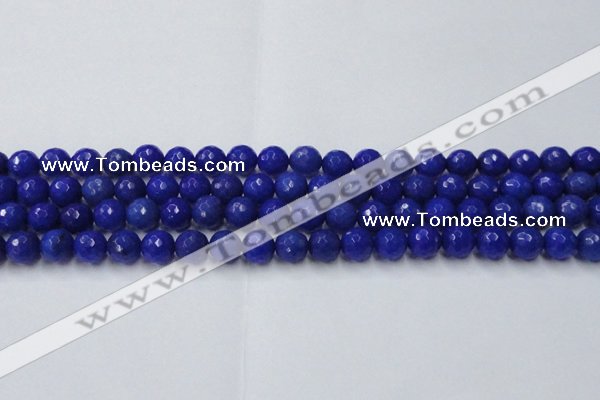 CCN2067 15 inches 10mm faceted round candy jade beads wholesale