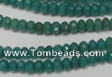 CCN2100 15.5 inches 4*6mm faceted rondelle candy jade beads