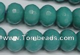 CCN2105 15.5 inches 12*16mm faceted rondelle candy jade beads