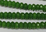 CCN2107 15.5 inches 5*8mm faceted rondelle candy jade beads