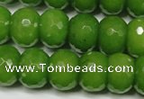 CCN2111 15.5 inches 12*16mm faceted rondelle candy jade beads