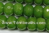 CCN2111 15.5 inches 12*16mm faceted rondelle candy jade beads