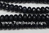 CCN2113 15.5 inches 5*8mm faceted rondelle candy jade beads