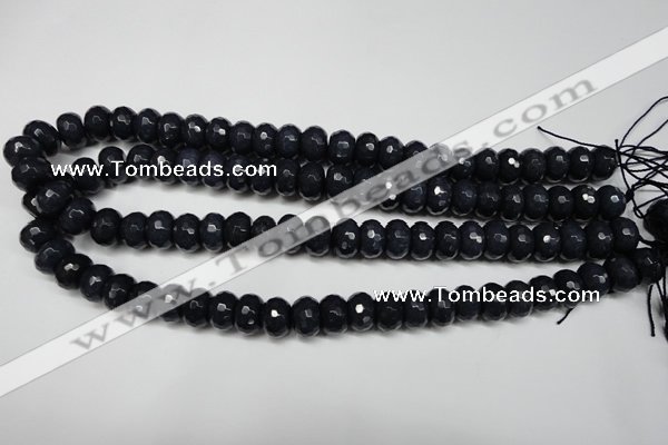 CCN2115 15.5 inches 8*12mm faceted rondelle candy jade beads