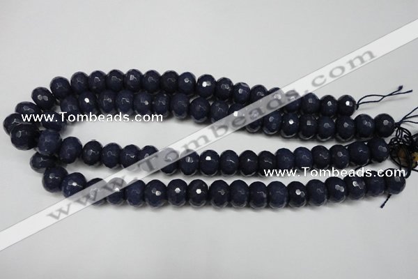 CCN2116 15.5 inches 10*14mm faceted rondelle candy jade beads