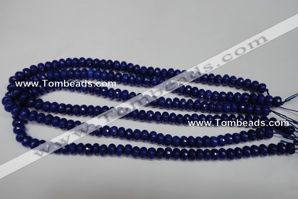 CCN2118 15.5 inches 4*6mm faceted rondelle candy jade beads