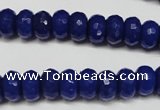 CCN2120 15.5 inches 6*10mm faceted rondelle candy jade beads