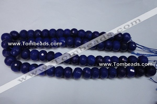 CCN2123 15.5 inches 12*16mm faceted rondelle candy jade beads