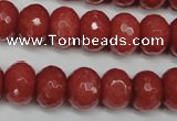 CCN2130 15.5 inches 12*16mm faceted rondelle candy jade beads