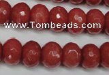 CCN2130 15.5 inches 12*16mm faceted rondelle candy jade beads