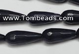 CCN2153 15.5 inches 10*25mm faceted teardrop candy jade beads