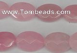 CCN2201 15.5 inches 13*18mm faceted oval candy jade beads
