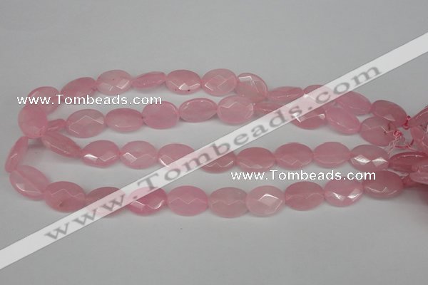 CCN2201 15.5 inches 13*18mm faceted oval candy jade beads