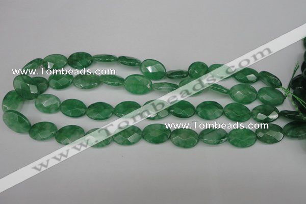 CCN2209 15.5 inches 13*18mm faceted oval candy jade beads